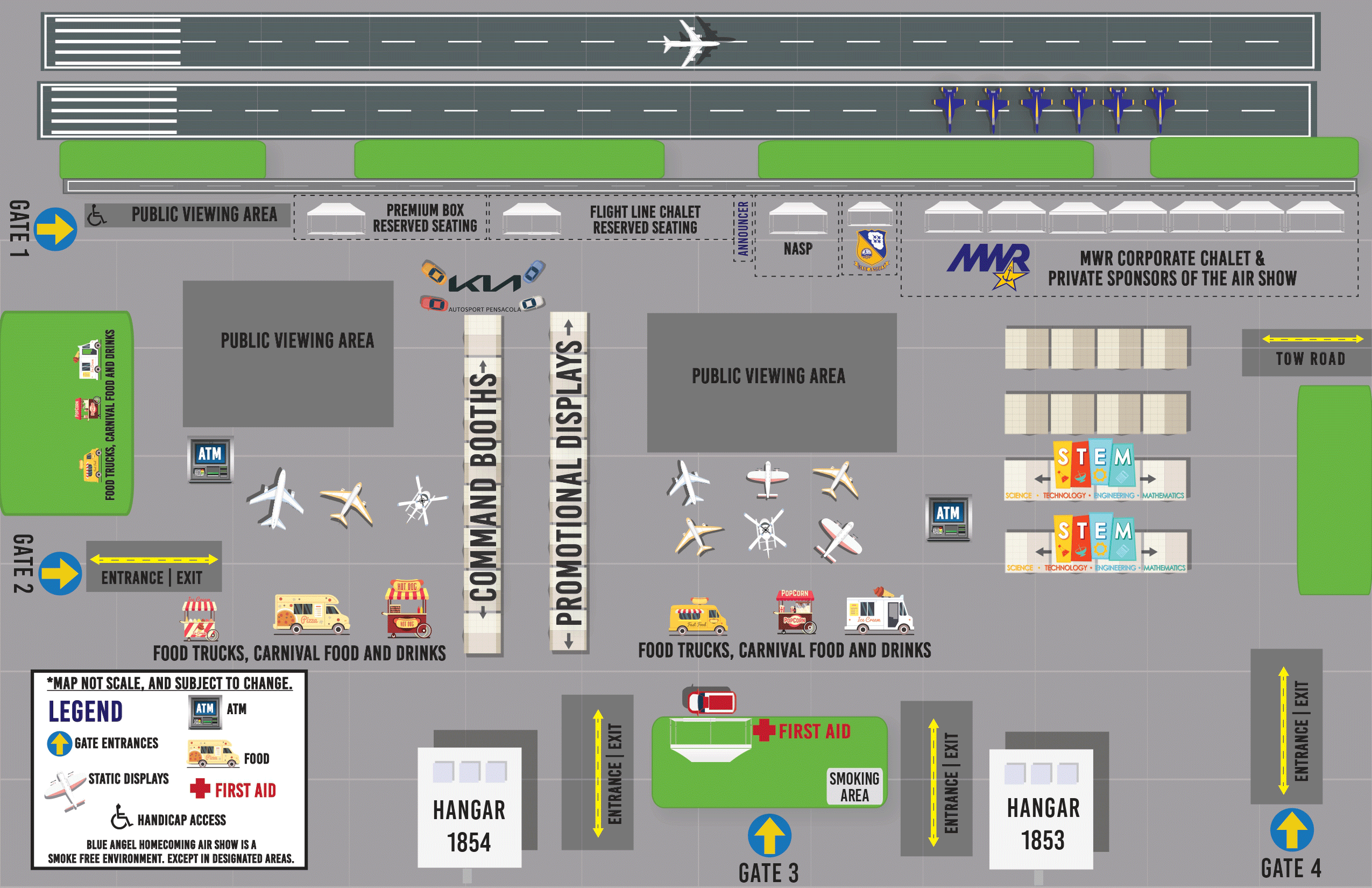 2026 Air Show Layout Map